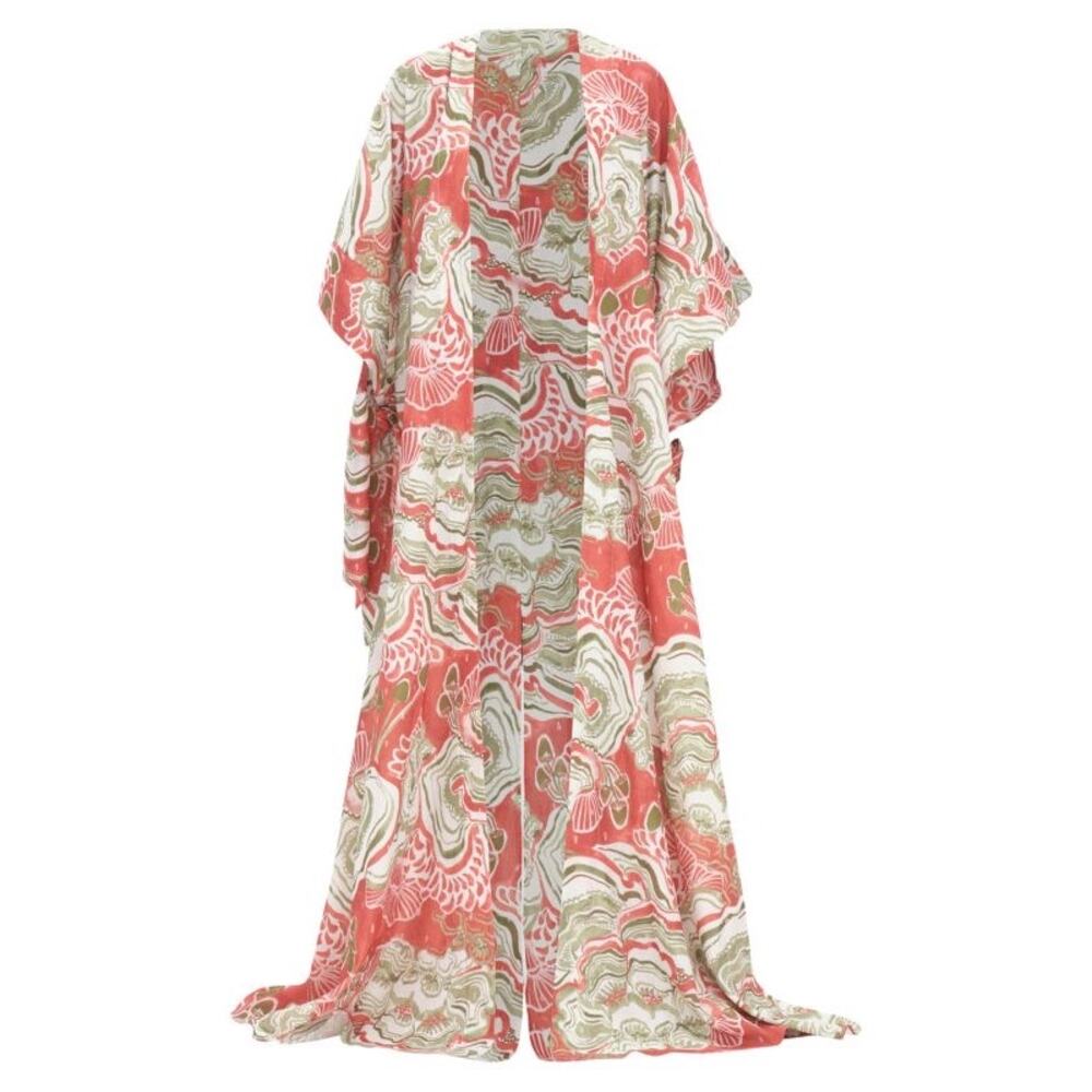 Andrea Iyamah | Gamba Maxi Tie-Waist Robe - Picture 3 of 13